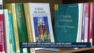 3e édition des journées du livre de Droit