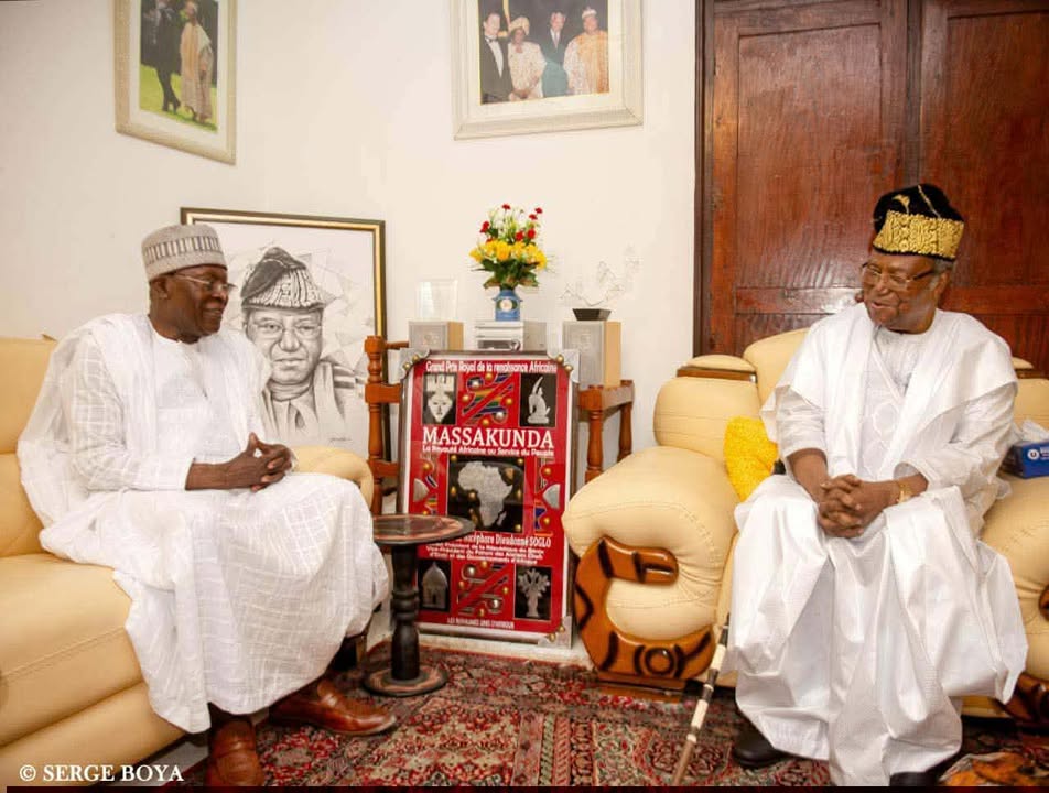 Abdoulaye Bio Tchané chez l’ancien président Nicéphore Soglo : une audience empreinte de respect et d’estime mutuelle