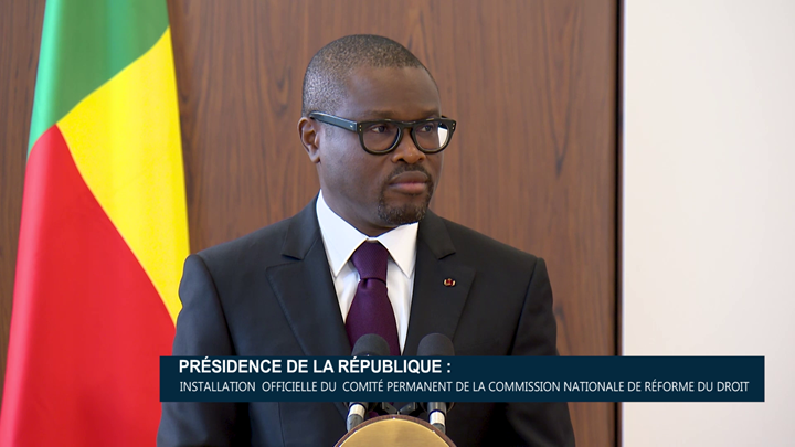 Présidence de la République : Installation officielle du Comité Permanent de la Commission Nationale de Réforme du Droit
